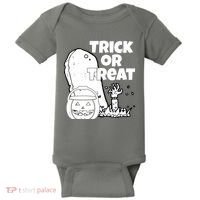 Trick Or Treat Halloween Spooky Graveyard Baby Bodysuit thumb 0