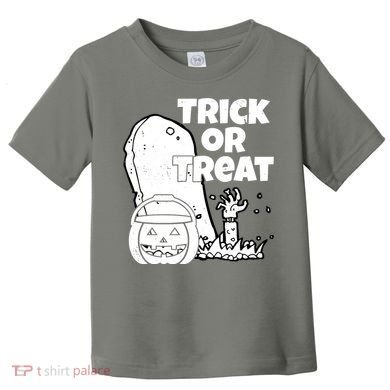 Trick Or Treat Halloween Spooky Graveyard Toddler T-Shirt