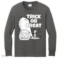 Trick Or Treat Halloween Spooky Graveyard Kids Long Sleeve Shirt thumb 0