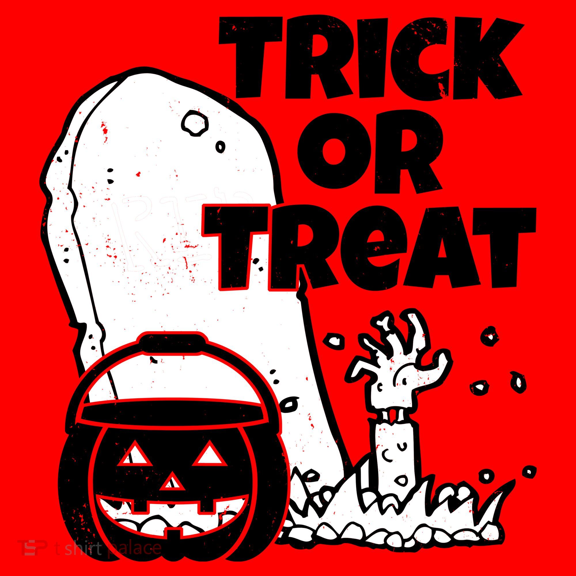 Trick Or Treat Halloween Spooky Graveyard Santa Hat
