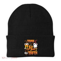 Trick Or Teeth Cute Witch Teeth Dental Dentist Halloween Gift Beanie thumb 0