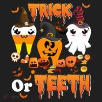 Trick Or Teeth Cute Witch Teeth Dental Dentist Halloween Gift Hat thumb 2