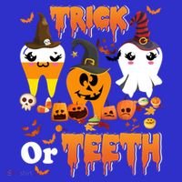 Trick Or Teeth Cute Witch Teeth Dental Dentist Halloween Gift Visor thumb 3