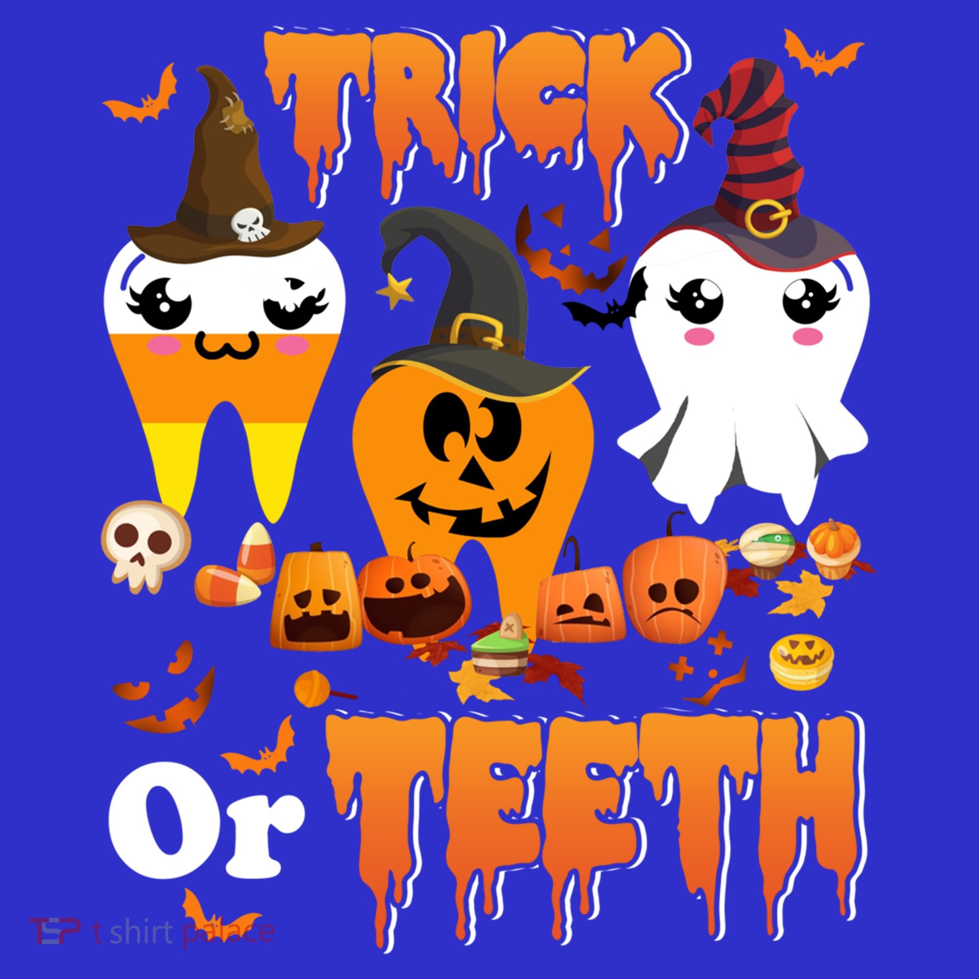 Trick Or Teeth Cute Witch Teeth Dental Dentist Halloween Gift Visor