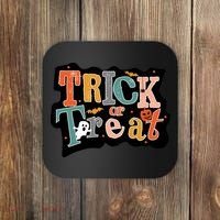 Trick Or Treat Halloween Spooky Gift Cute Coaster thumb 0