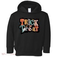 Trick Or Treat Halloween Spooky Gift Cute Toddler Hoodie thumb 0