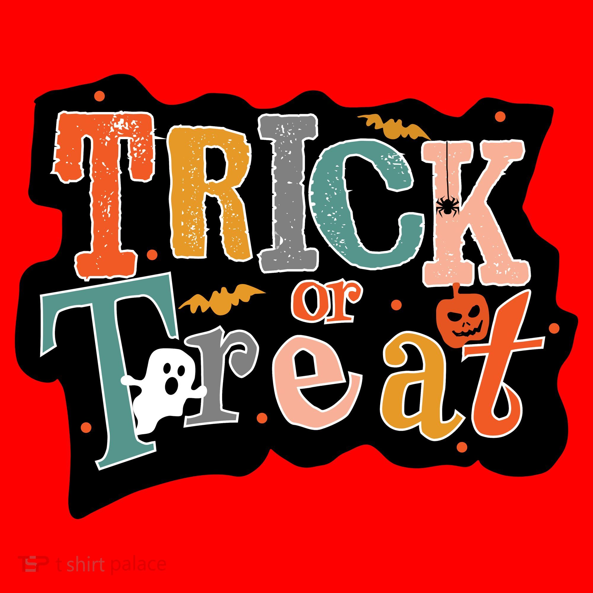 Trick Or Treat Halloween Spooky Gift Cute Santa Hat