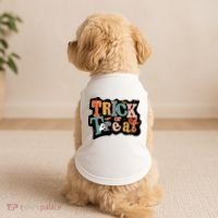 Trick Or Treat Halloween Spooky Gift Cute Doggie Tank thumb 2