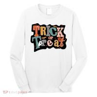 Trick Or Treat Halloween Spooky Gift Cute Long Sleeve Shirt thumb 0