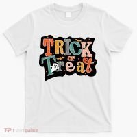 Trick Or Treat Halloween Spooky Gift Cute T-Shirt thumb 0