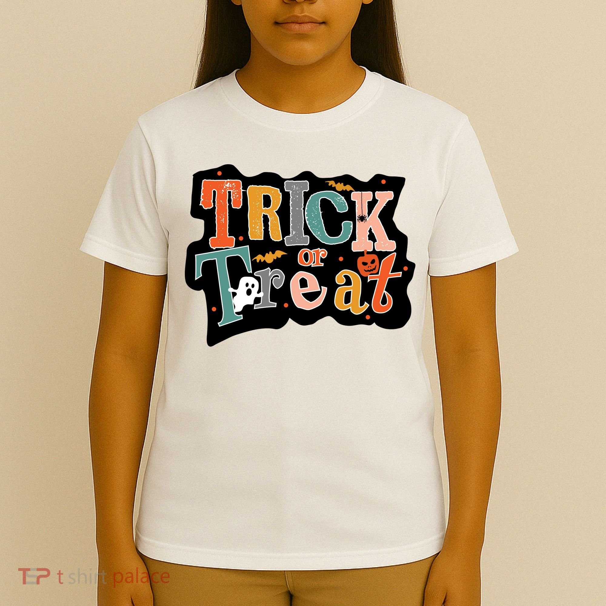 Trick Or Treat Halloween Spooky Gift Cute T-Shirt