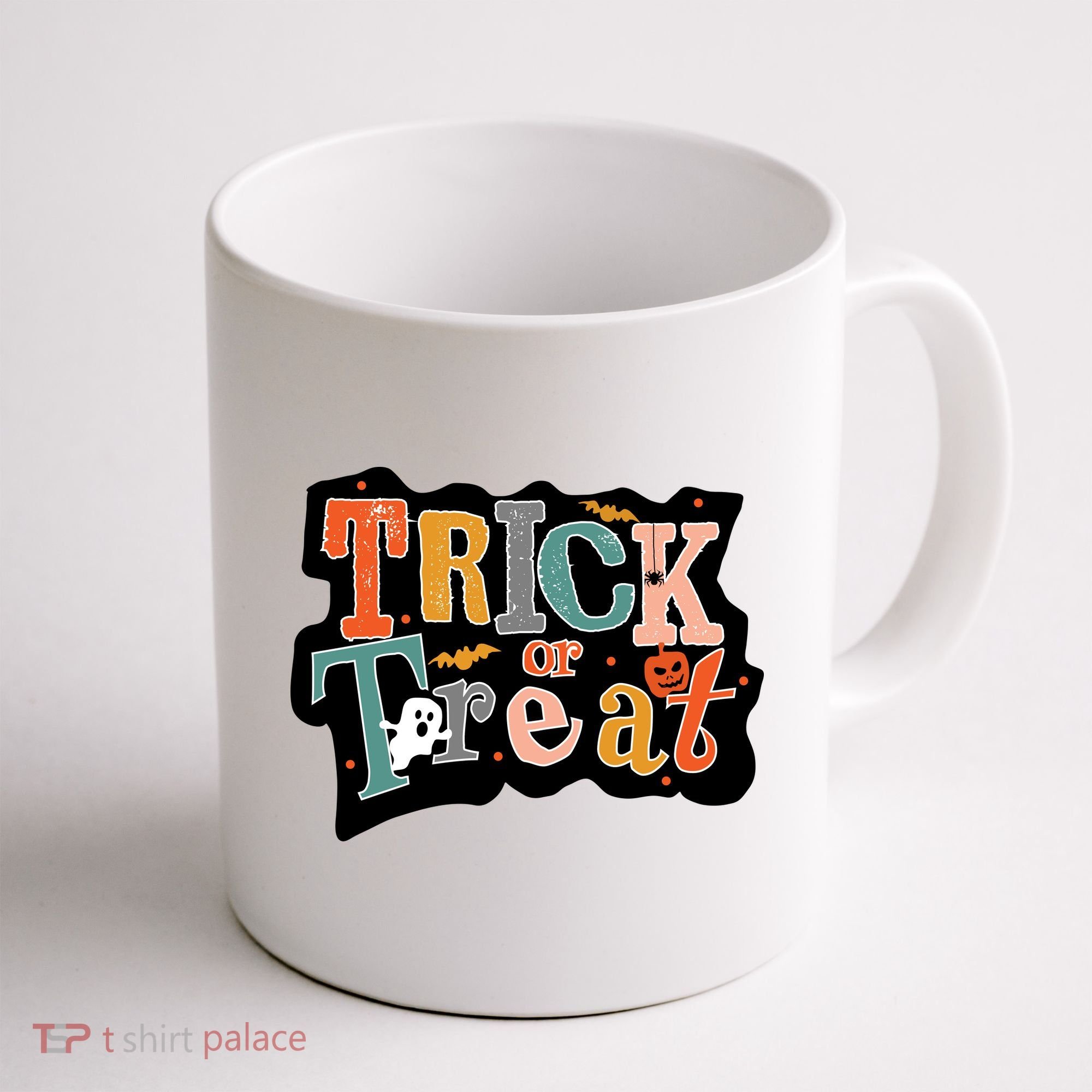 Trick Or Treat Halloween Spooky Gift Cute Coffee Mug
