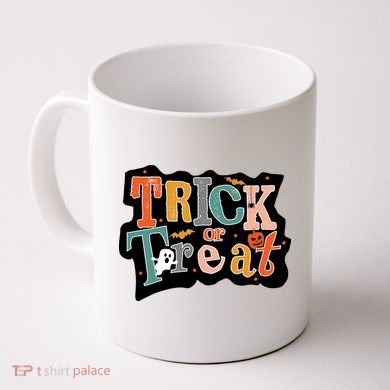 Trick Or Treat Halloween Spooky Gift Cute Coffee Mug