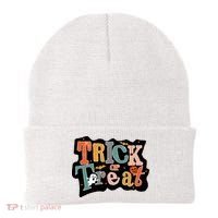 Trick Or Treat Halloween Spooky Gift Cute Beanie thumb 0