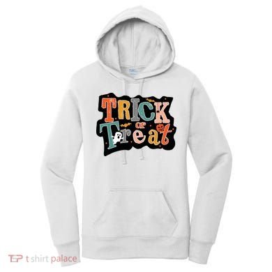 Trick Or Treat Halloween Spooky Gift Cute Women's Hoodie