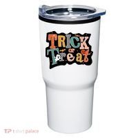 Trick Or Treat Halloween Spooky Gift Cute Tumbler thumb 0