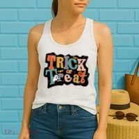 Trick Or Treat Halloween Spooky Gift Cute Women's Tank Top thumb 2