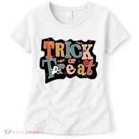 Trick Or Treat Halloween Spooky Gift Cute Women's T-Shirt thumb 0
