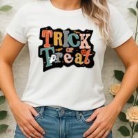 Trick Or Treat Halloween Spooky Gift Cute Women's T-Shirt thumb 2