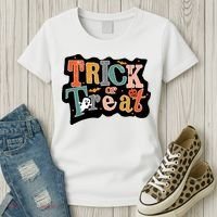 Trick Or Treat Halloween Spooky Gift Cute Women's T-Shirt thumb 3