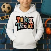 Trick Or Treat Halloween Spooky Gift Cute Kids Hoodie thumb 2