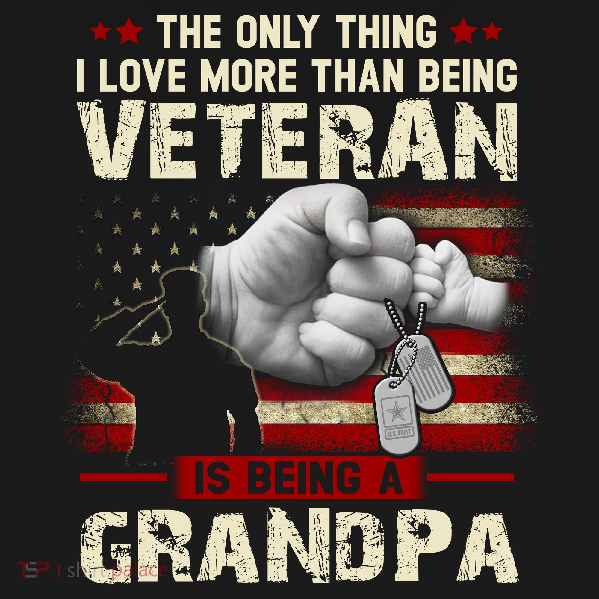 The Only Thing I Love More Than Being A Veteran Grandpa Sweatshirt