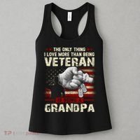 The Only Thing I Love More Than Being A Veteran Grandpa Women's Tank Top thumb 3