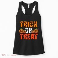 Trick Or Treat Halloween Festive Pumpkin Women's Tank Top thumb 0