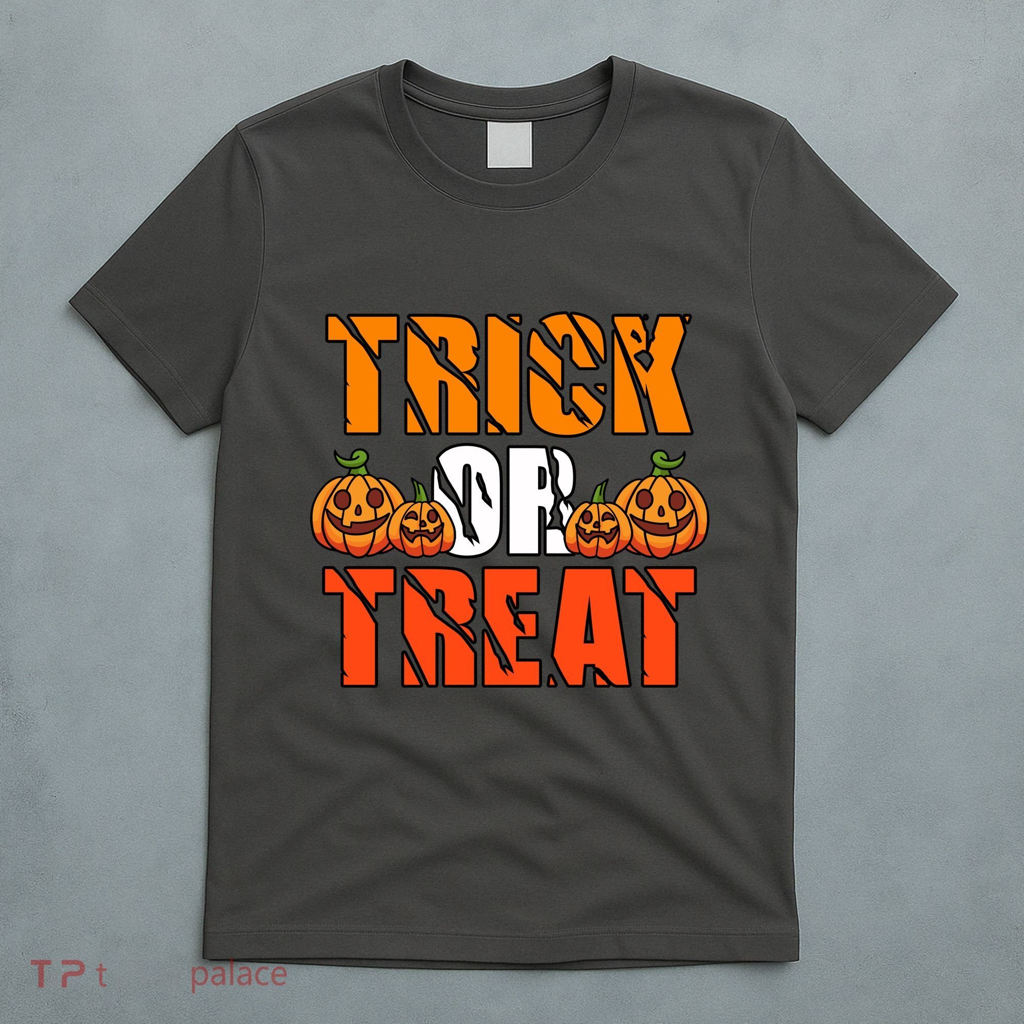 Trick Or Treat Halloween Festive Pumpkin T-Shirt