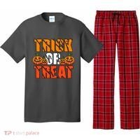 Trick Or Treat Halloween Festive Pumpkin Pajama Set thumb 0