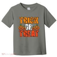 Trick Or Treat Halloween Festive Pumpkin Toddler T-Shirt thumb 0