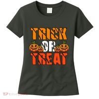 Trick Or Treat Halloween Festive Pumpkin Women's T-Shirt thumb 0