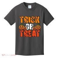 Trick Or Treat Halloween Festive Pumpkin Kids T-Shirt thumb 0