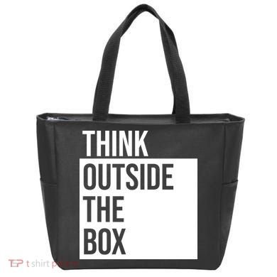 Think Outside The Box Tote Bag