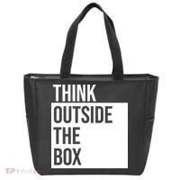 Think Outside The Box Tote Bag thumb 0