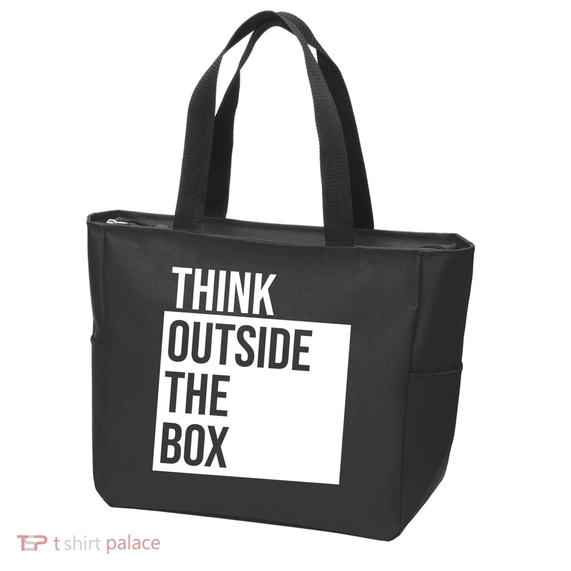 Think Outside The Box Tote Bag