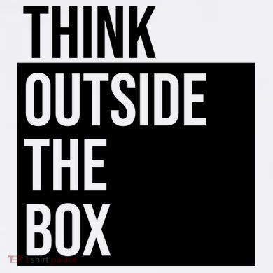 Think Outside The Box V-Neck T-Shirt