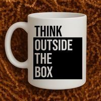Think Outside The Box Coffee Mug thumb 2