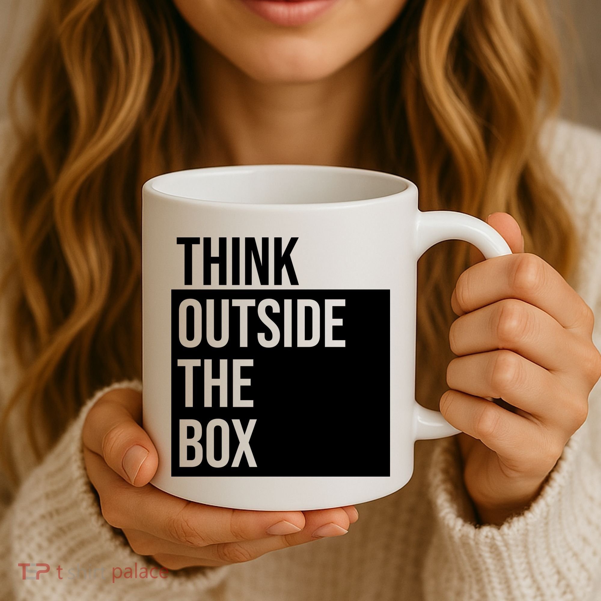 Think Outside The Box Coffee Mug