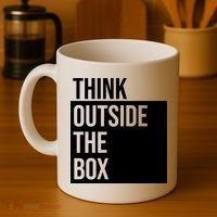 Think Outside The Box Coffee Mug thumb 4