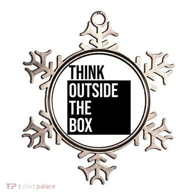 Think Outside The Box Ornament