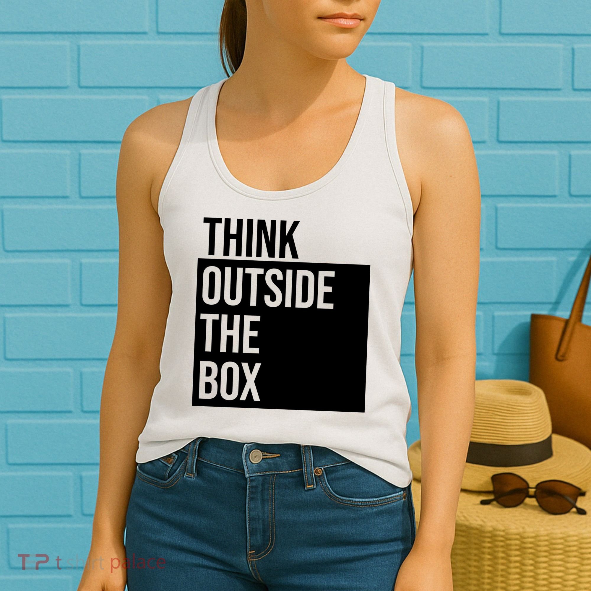 Think Outside The Box Women's Tank Top