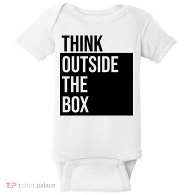 Think Outside The Box Baby Bodysuit