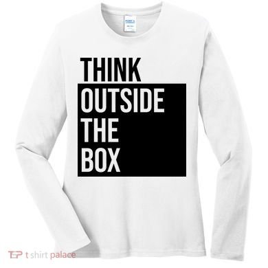 Think Outside The Box Women's Long Sleeve Shirt