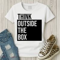 Think Outside The Box Women's T-Shirt thumb 3
