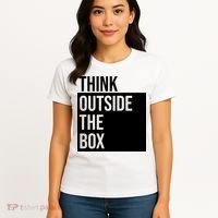 Think Outside The Box Women's T-Shirt thumb 4