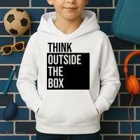 Think Outside The Box Kids Hoodie thumb 2