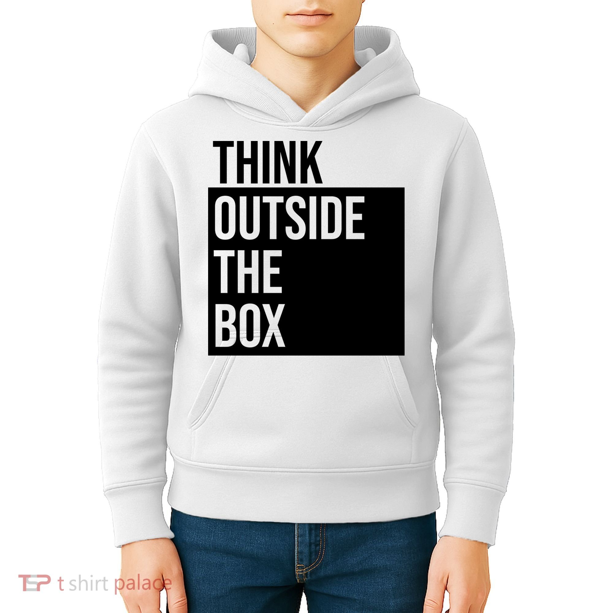 Think Outside The Box Kids Hoodie