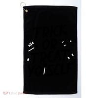 TRICK OR TREAT YO' SELF Golf Towel thumb 0