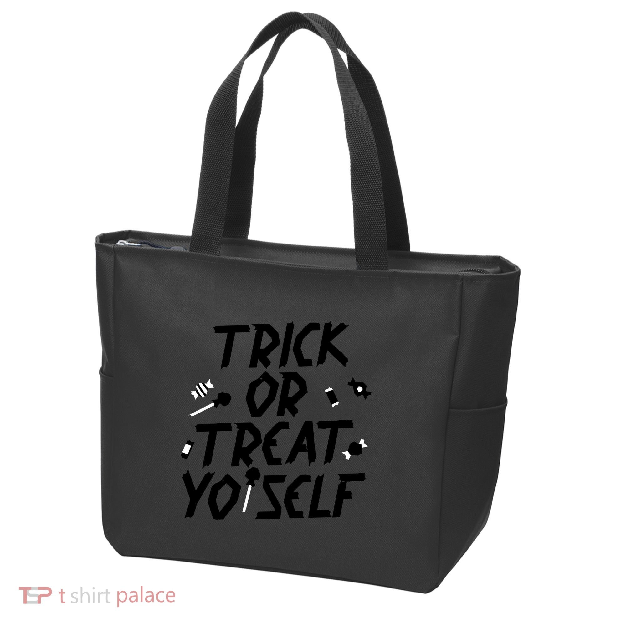 TRICK OR TREAT YO' SELF Tote Bag
